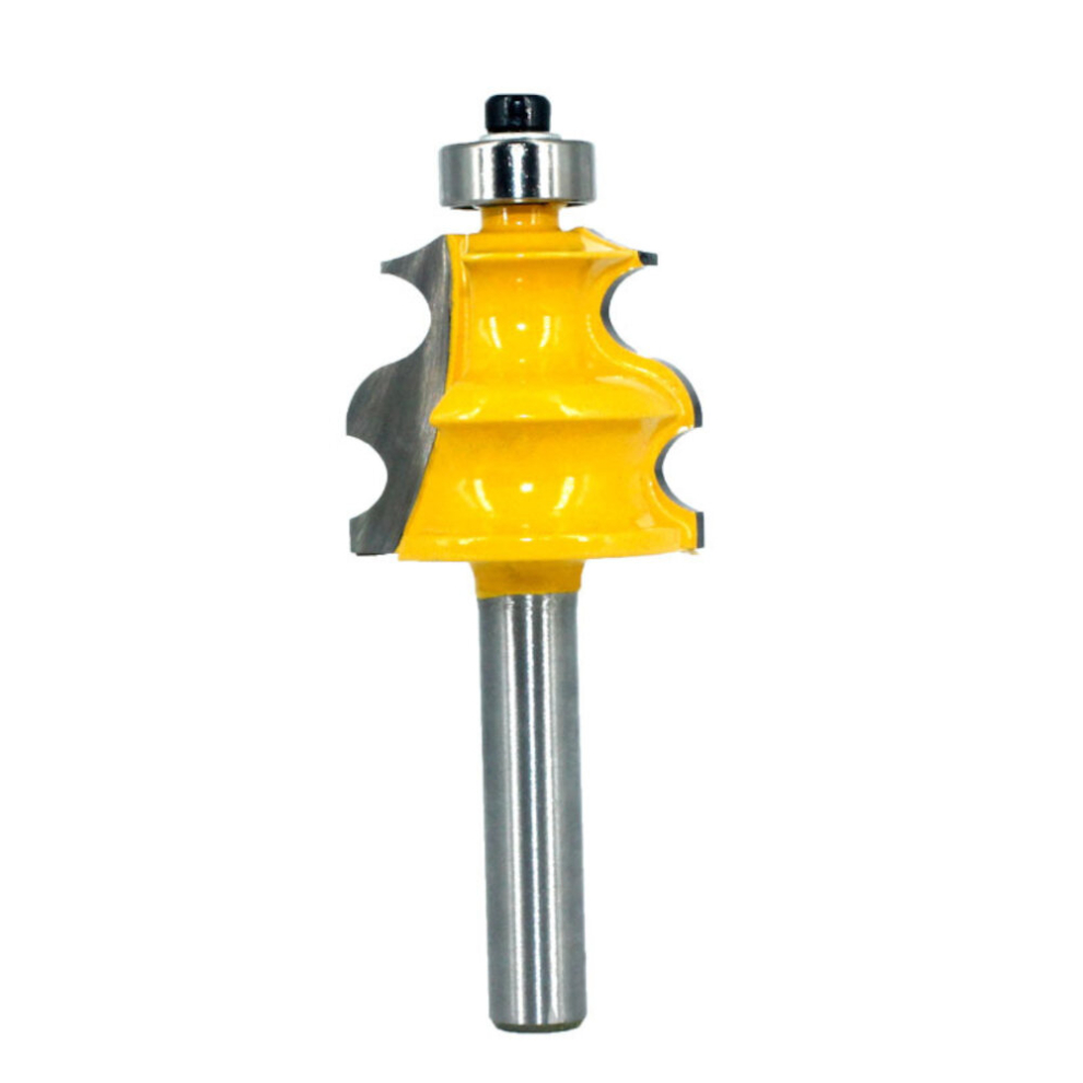 8Mm 1/2 Inch Shank Oblique Arc Curve Line Router Bit Architectural Molding Woodworking Milling Cutter Carving Knife For Wood Machine Tools 6900079785003