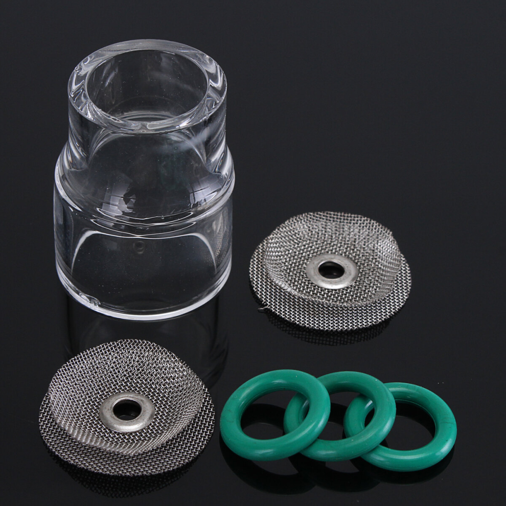 6Pcs Tig Welding Torch Gas Lens Kit Glass Pyrex Cup For Wp-9 & Wp-17 791706471217
