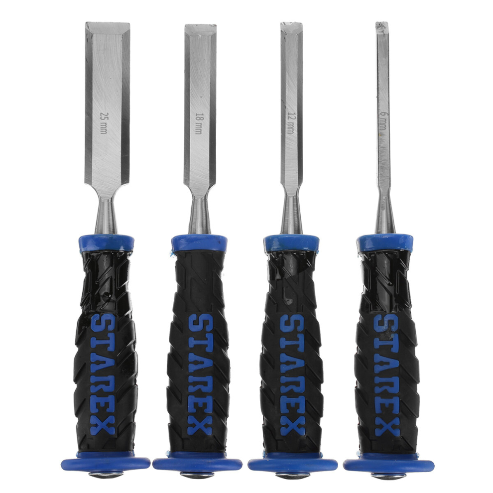 4Pcs 6/12/19/25Mm Wood Carving Chisel Set Woodworking Wood Chisels Carving Knife Wood Graver Gouge Carpenter Sculpture Tool Hand Tool 6901250500583