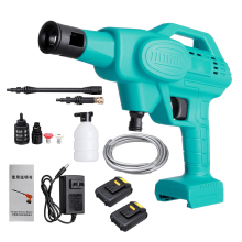 21V High Pressure Washer Wireless Electric Car Washing Machine Auto Wash Spray Guns W/ None/1/2 Battery for Car Home Garden Warehouses