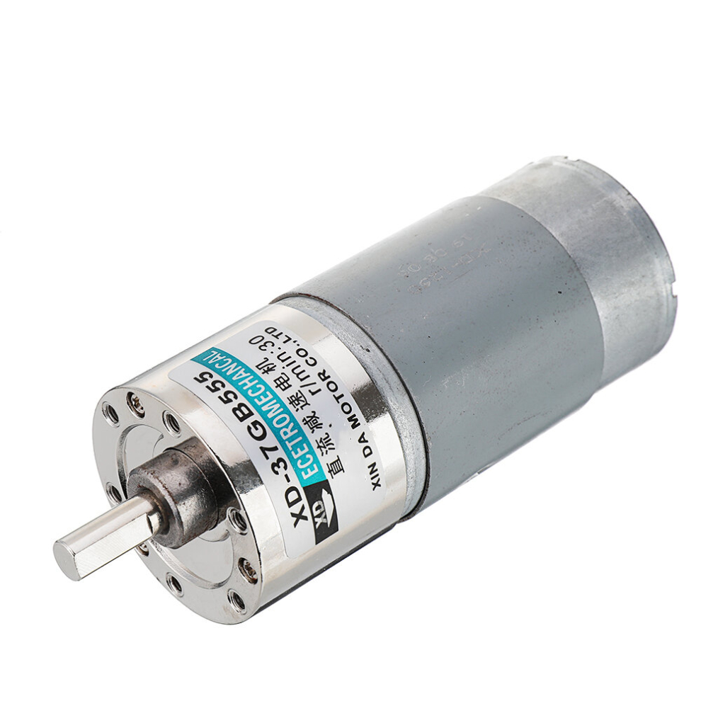 37Gb555 Dc 24V 30/50/100Rpm Large Torque Reversible Motor 555 Gear Reducer Motor 6900065076702