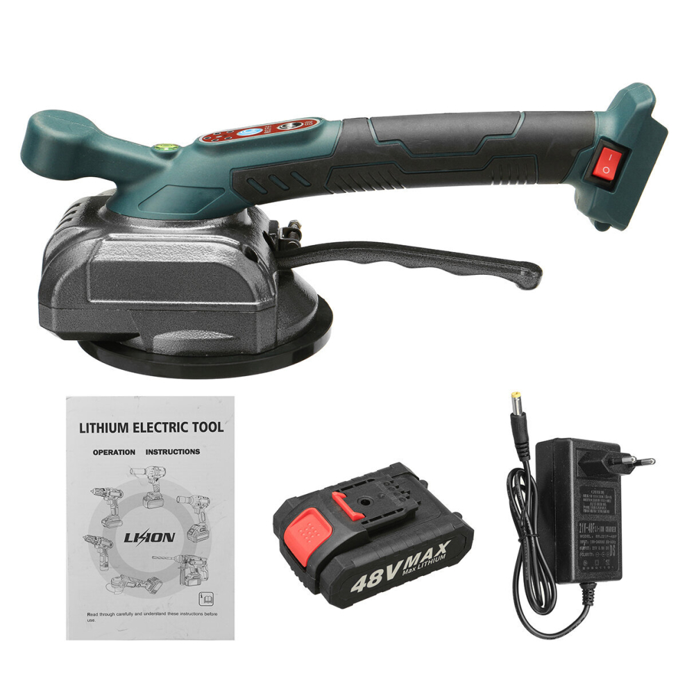 48V Cordless Tile Tiling Machine Vibrator Suction Fit For 120X120cm Ceramic Floor 6900078294353