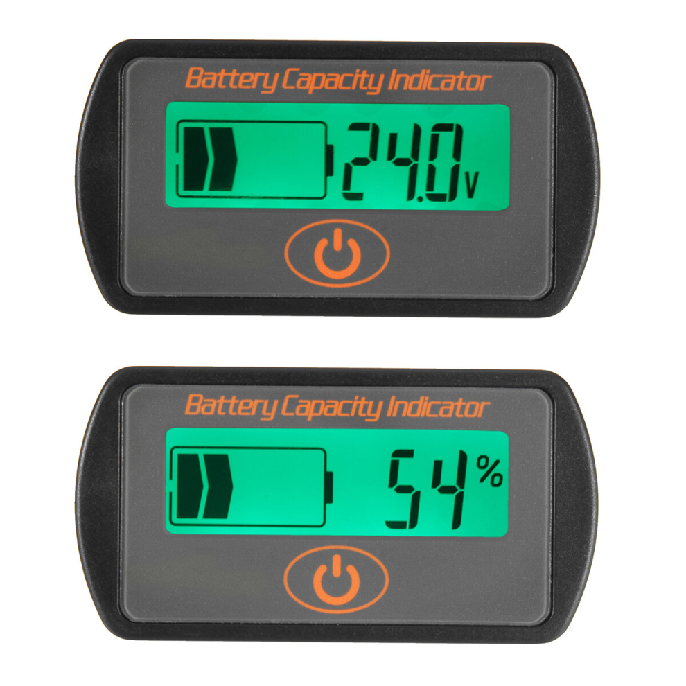 12V/24V Battery Gauge Meter Digital Lcd Lead Acid Voltage Level Indicate Voltmeter 6900304341035