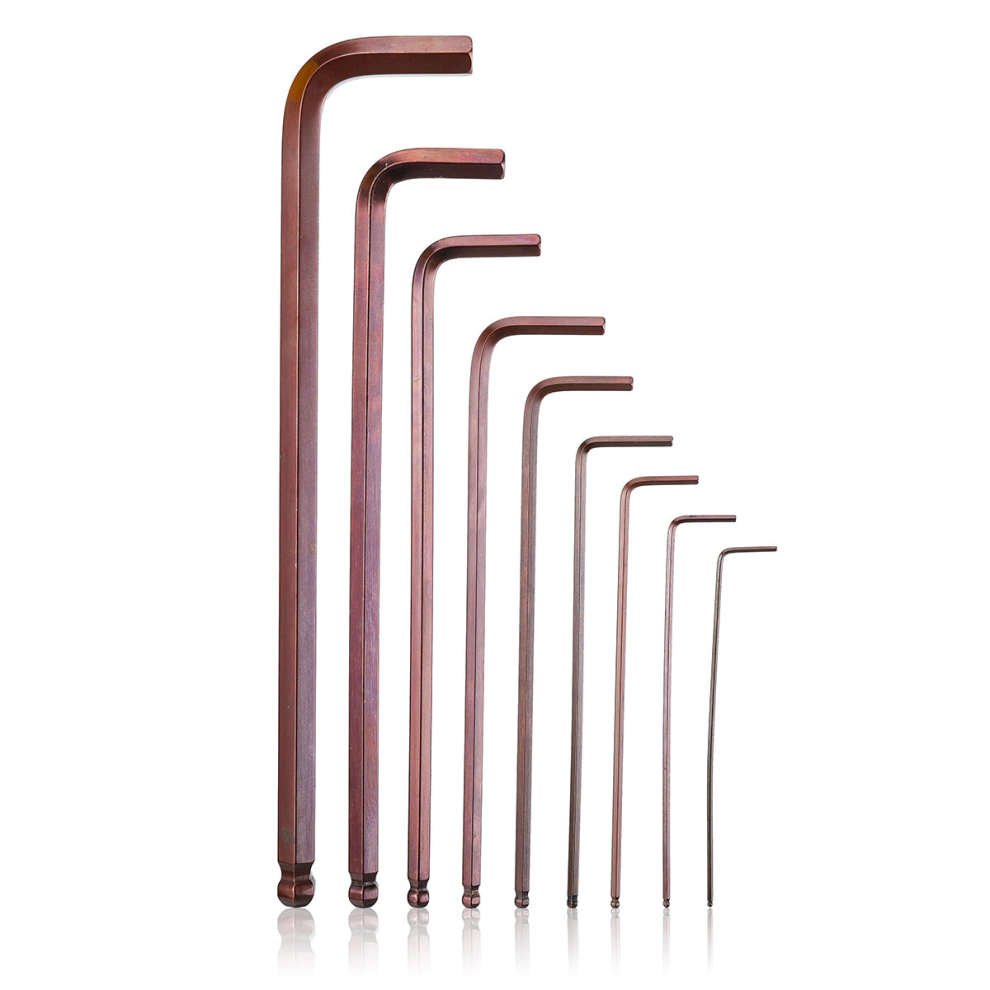 9Pcs S2 Alloy Steel Ball Head L Shape Torx Allen Wrench Set 1.5Mm To 10Mm Repair Tools 6900038865814