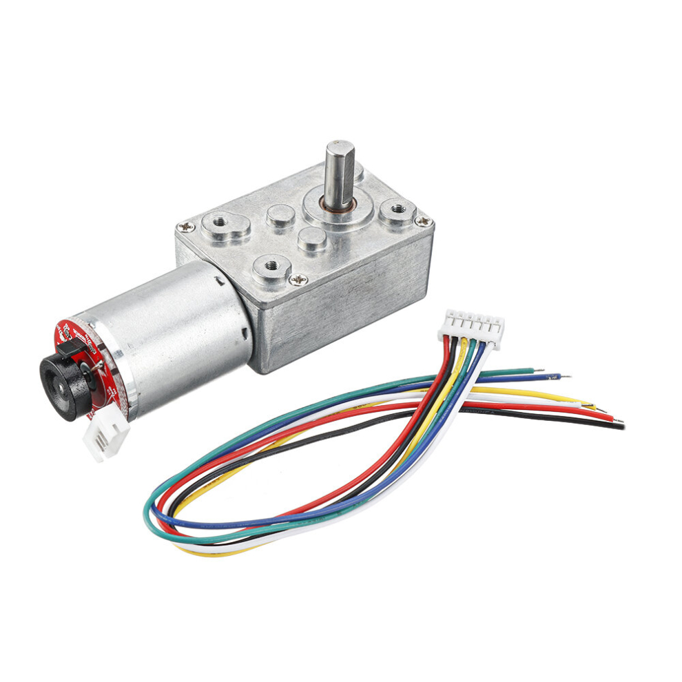 Machifit Gw370 Dc 12V 20/40/70/100/400Rpm Mini-Turbine Rod Geared Motor With Encoder For Automatic Sprayer 6900075284661