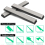 3pcs 200/500/800 Grit Sharpener Sharpen Stone Edge Diamond Whetstone with Base 4