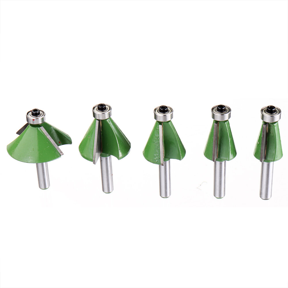 Drillpro 8Mm Shank Chamfering Router Bit 11.25-45 Degree Milling Cutter For Woodworking 6900073749421