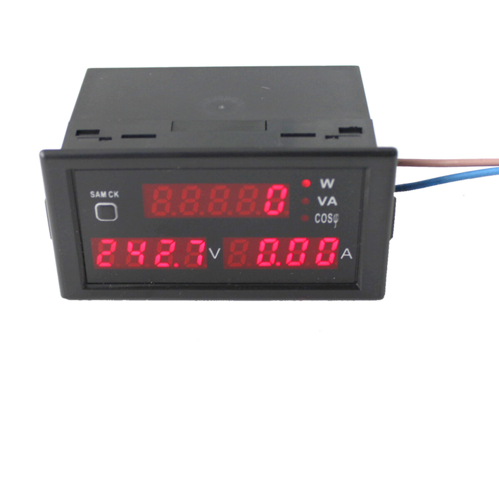 Dl69-2048 Lcd Digital Multifunctional Ac Voltmeter Ammeter Voltage Current Meter Ac 80-300V 384869015550