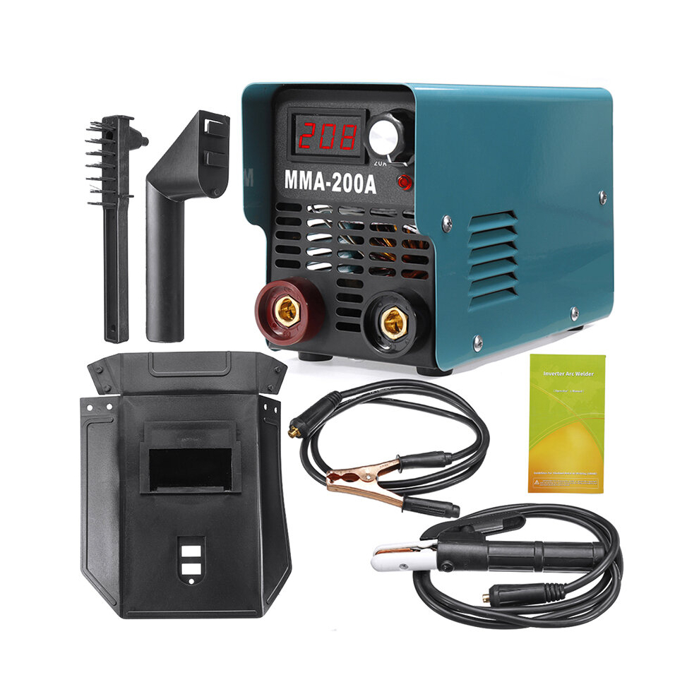 Zx7/Mma/Arc-200 4000W Igbt 220V Mini Welder Arc Welding Machine Led Display Hand Hold Inverter 6901250804148