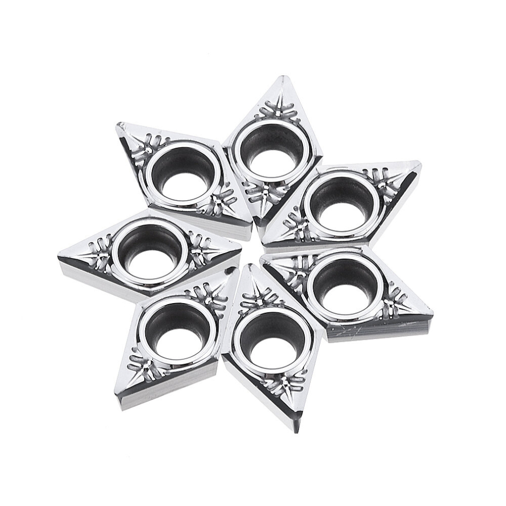 Machifit 10Pcs Dcgt11t302/04/08 Carbide Insert Dcgt32.51 Turning Tool Blades For Aluminum 3345536066135