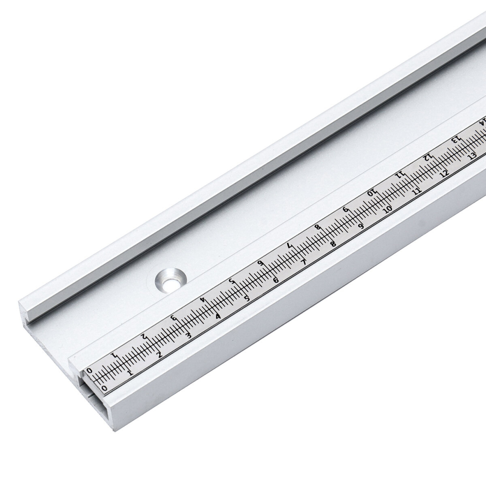 400-1220Mm Aluminum Alloy T-Track T-Slot Miter Track With Slide Metric Ruler Scale For Table Saw Router Table Woodworking Tool 3345536145229