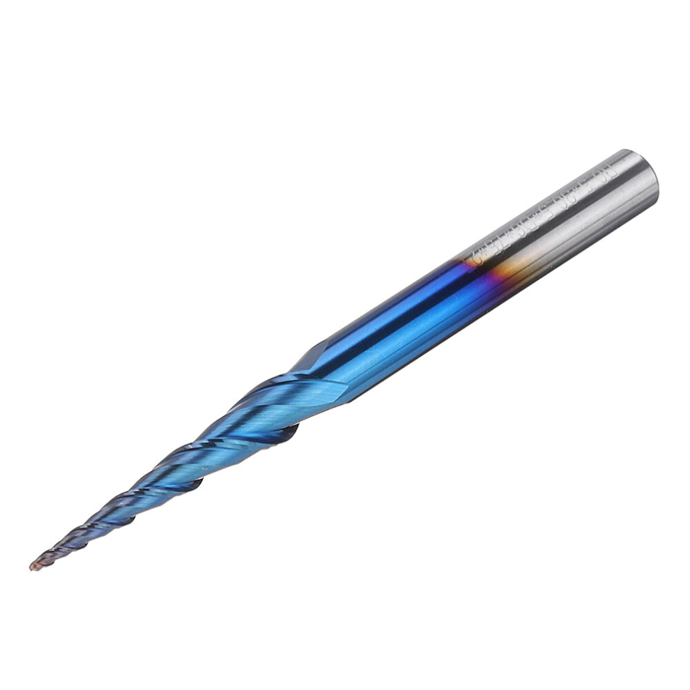 Drillpro Naco-Blue 2 Flutes Ball Nose Milling Cutter R0.25/ R0.5/ R0.75/ R1.0 *30.5*D6*75 Milling Cutter 3345535814379