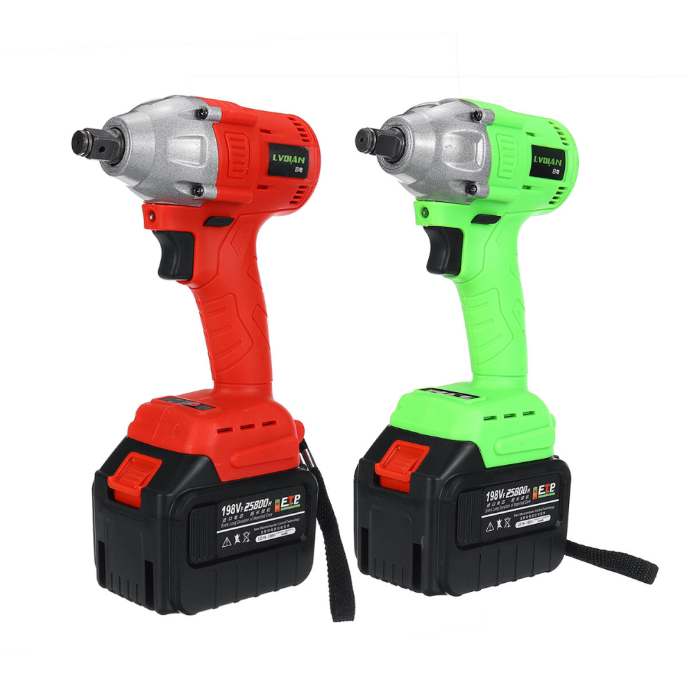 128Vf/198Vf 350Nm Brushless Electric Cordless Impact Wrench Drill Driver Kit 6900057753000