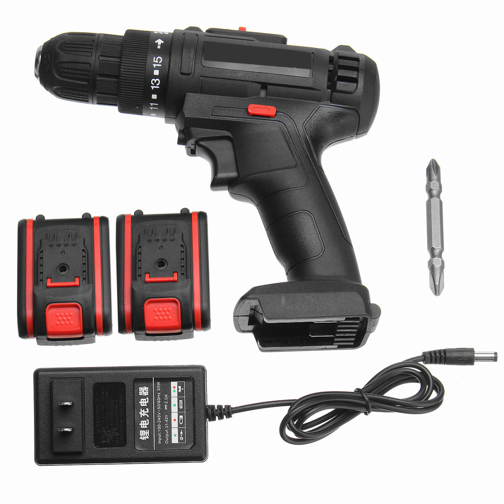 68Vf Cordless Lithium-Ion Drill/Driver Rechargable Electric Drill Adjustable 3200R/Min 2 Speed Hand Drill With 1 Or 2 Battery 6900058318840