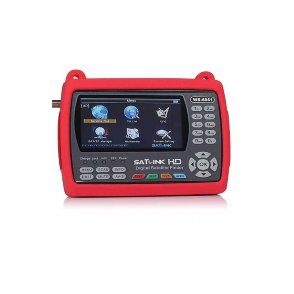 Satlink Ws-6951 Dvb-S/S2 Hd Satellite Finder With Mpeg-2/Mpeg-4 Compliant And Backlight 6900056933885