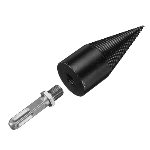 1Pc 42mm HSS Round/Square/Hexagonal Shank Firewood Drill Bit Splitter Wood Split Cone Drill Bit For Tree Cutting 2
