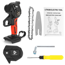 Doersupp Portable 4Inch Rechargable Mini Electric Chainsaw One-handed Electric Saws For Cutting Pruning Wood Work Tool Adapted To Maakita Battery