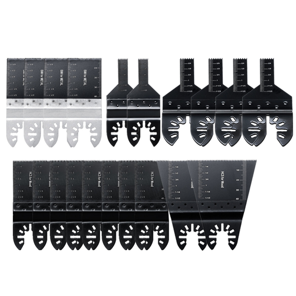 20pcs Oscillating Multifunction Saw Blades Set Wood Working Cutter Power Tools Accessories Circular Saw Blade