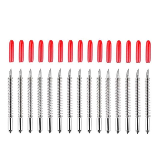 50Pcs Replacement 45 Degree Blades Vinyl Cutter Plotter For Graphtec CB09U with Spring