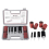 20Pcs/Set 80/120 Grit Sanding Drum Kit Drum Rubber Mandrels for Drill Press Woodworking Kit 1