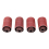 20Pcs/Set 80/120 Grit Sanding Drum Kit Drum Rubber Mandrels for Drill Press Woodworking Kit 6