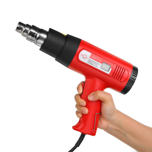 1600W/2000W Industry Grade Plastic Welding Hot Air Torch Machine Adjustable Temperature Tool 2