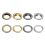 100pcs/Set 10mm Eyelet with Washer Installation Tools Leather Rivet Buckle Deco 2