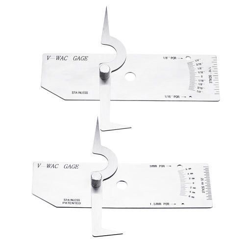 V Wac Welding Gauge Weld Seam Biting Edge Undercut Inspection Gage Hg Imperial Metric On Onbuy