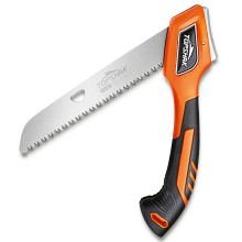 TOPSHAK TS-DS1 7-Inch SK5 Steel Staggered Teeth Folding Saw for Woodworking Maintenance Tool