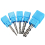 5pcs 2 3 4 6 8mm 3 Flutes Tungsten Carbide End Mill Cutter Bits 7