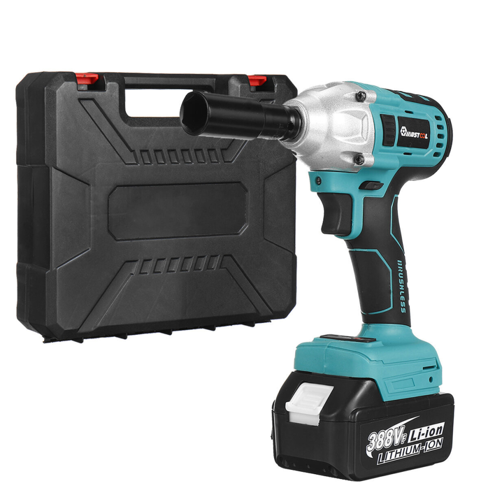 Mustool 800N.m 388Vf 22900Mah Electric Wrench Brushless Motor Woodworking Tool With Sleeves Battery 6900886656800