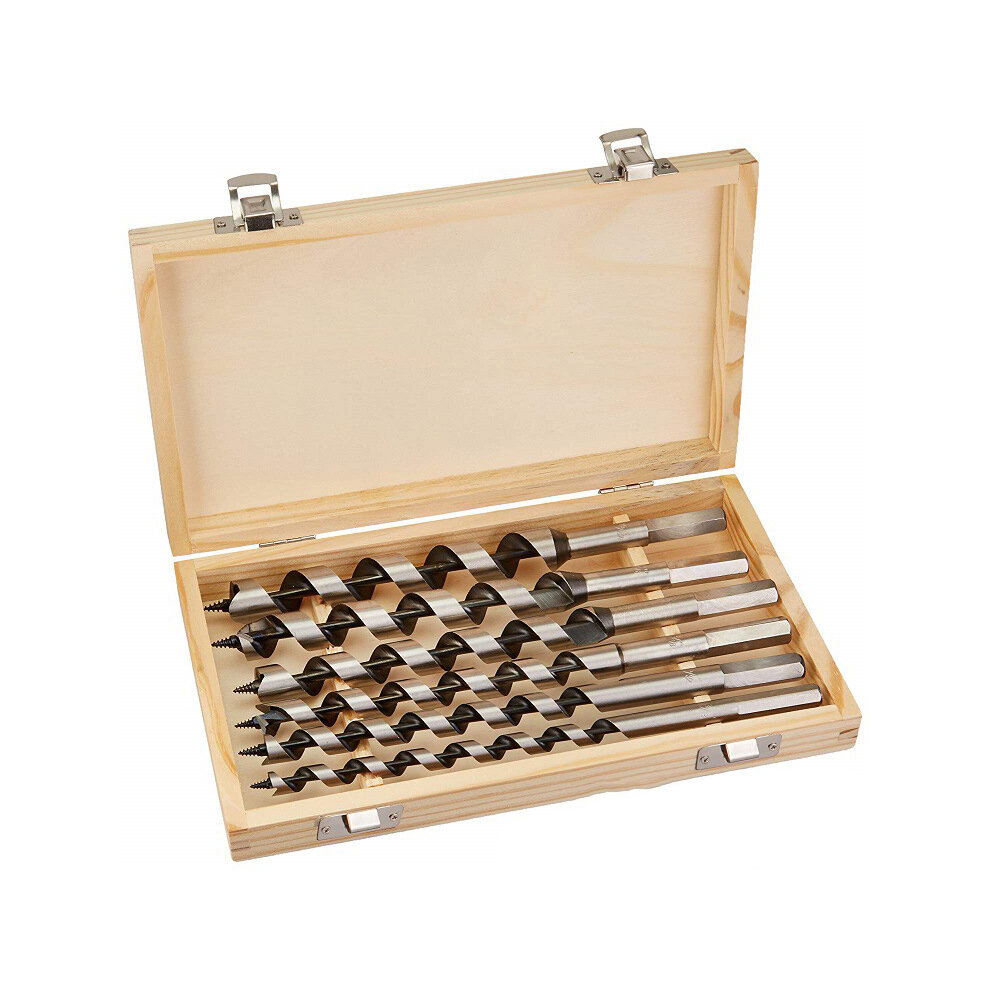 Drillpro 6Pcs 6-20Mm Wookworking Auger Drill Bit Set Length 230Mm Woodworking Drilling Bits 6112856638918