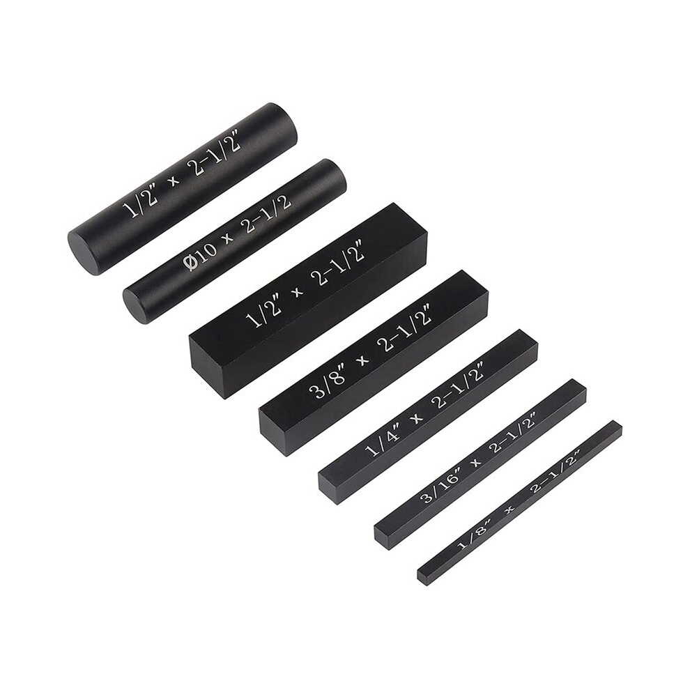 7Pcs Woodworking Precision Aluminum Alloy Setup Bars Setup Blocks Height Gauge Set For Router And Table Saw Accessories 690132779037
