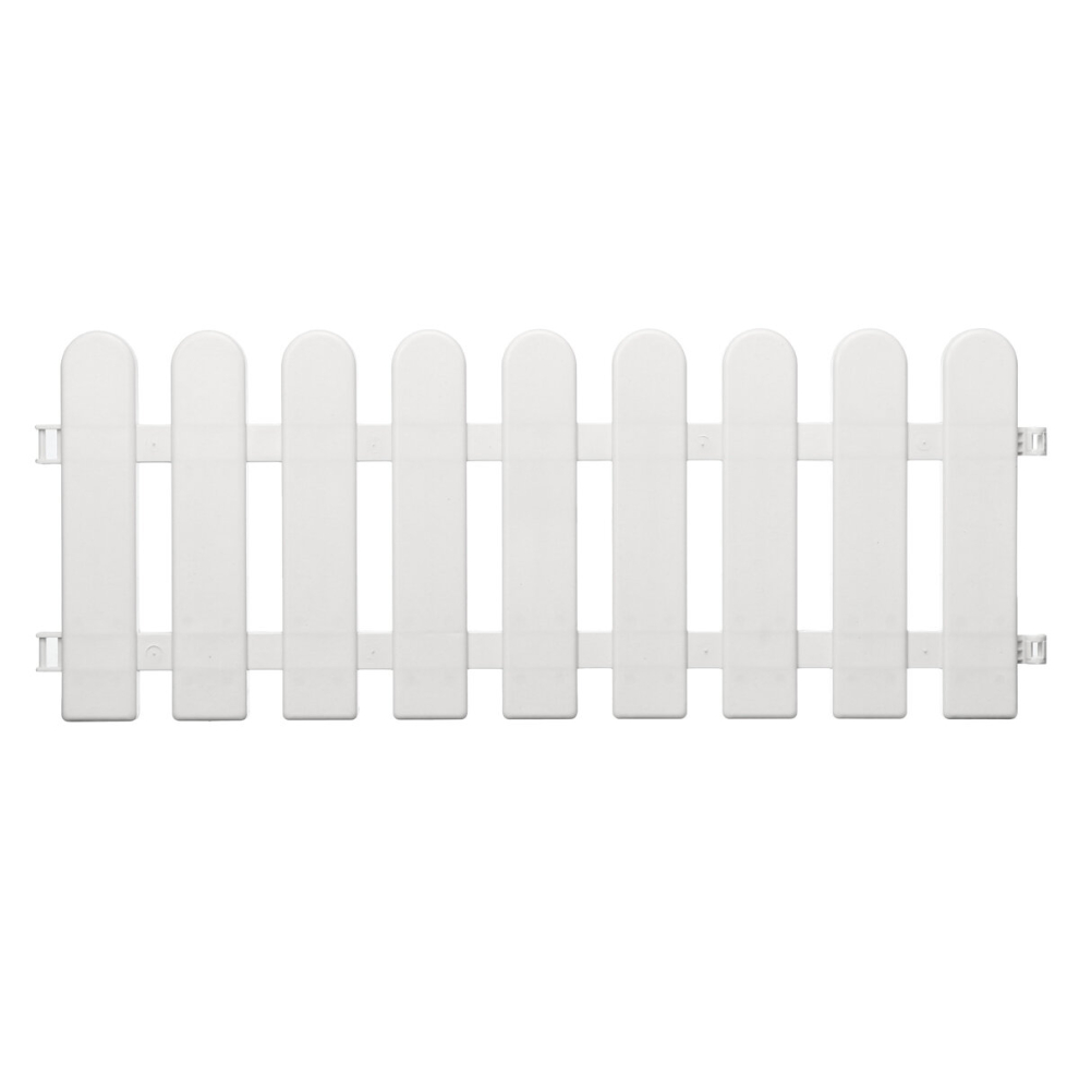 12Pcs Flexible Garden Lawn Grass Edging Picket Border Panel Plastic Wall Fence Board 8299790827528