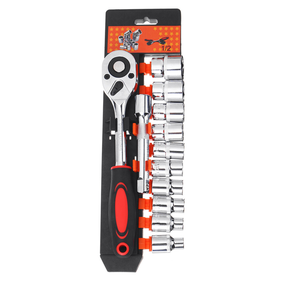 1/4" Drive Ratchet Socket Wrench Handle 24 Teeth Ratchet Quick-Release Spanner 610001207010