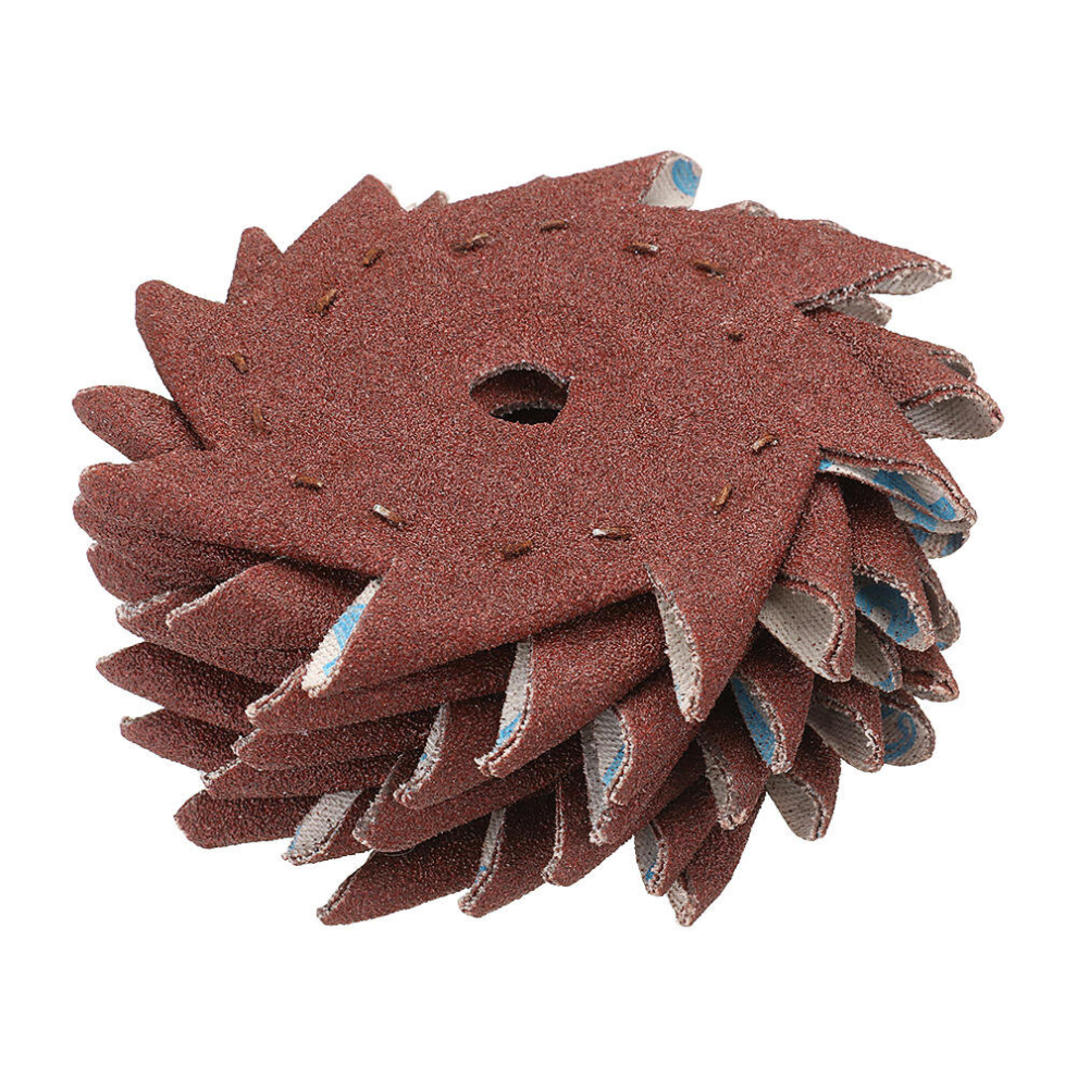 50Pcs 240 Grit Octagonal Abrasive Sandpaper Double Layer Sanding Buffing Tool 605322004639