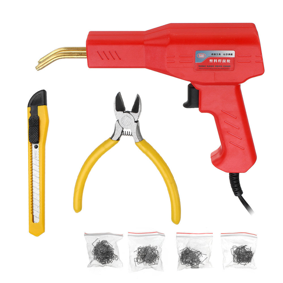 Handy Plastic Welder Garage Tools Hot Staplers Machine Staple Pvc Plastic Repairing Machine Car Bumper Repair Tool 752897501114