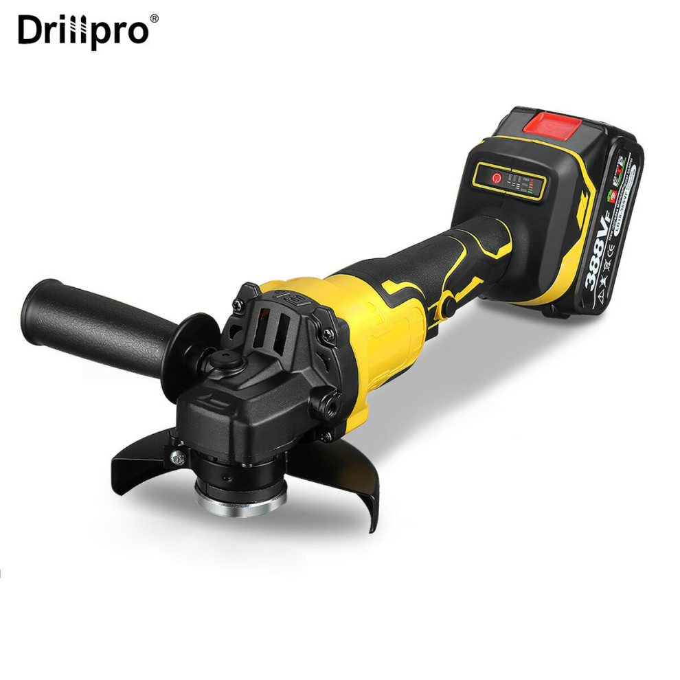 Drillpro 388Vf 1280W 8500Rpm 3 Gears 125Mm Brushless Lithium Electric Angle Grinder For Makiita 18V Battery 6900958213900