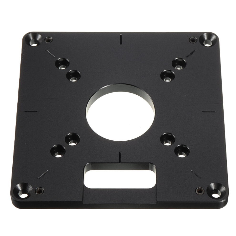 Drillpro Simple Type Aluminum Alloy Router Table Insert Plate For Woodworking Makita Router Trimmer 6906139918589