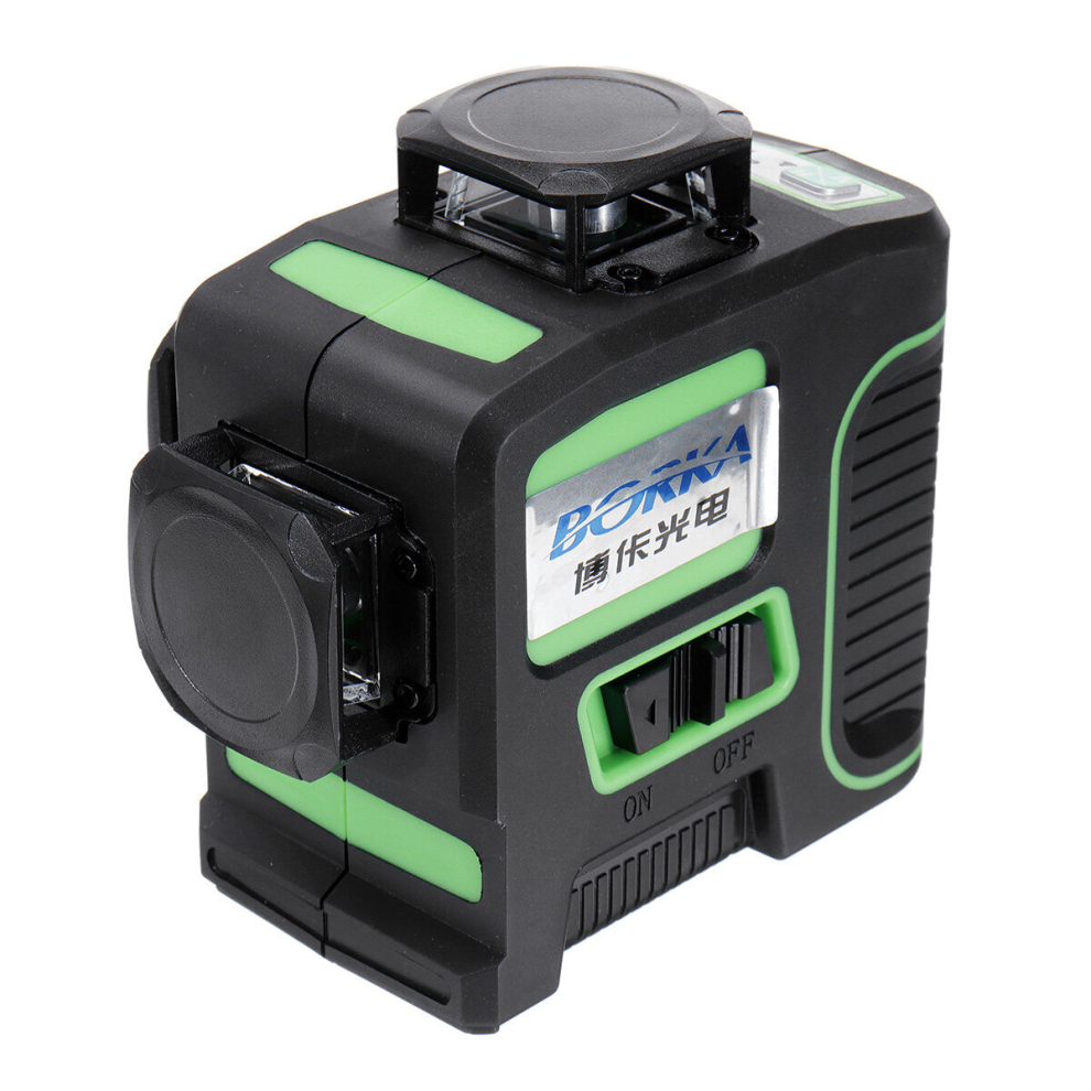 3D 12 Lines Green Light Laser Level Auto Self Leveling 360 Rotation Horizontal Vertical Measuring Tool 791177516325