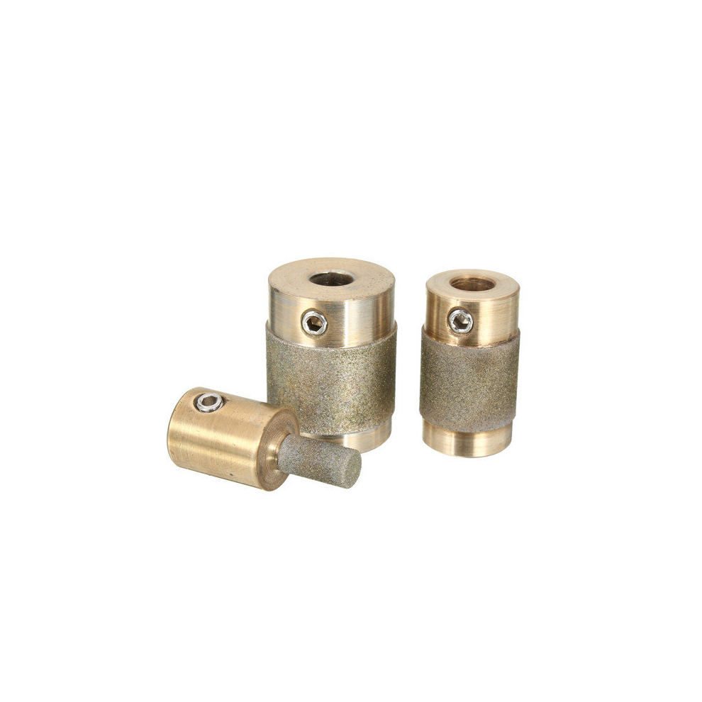 3Pcs Grinding Bits Set 1/4 3/4 1 Inch Stained Glass Grinder Head For Grinding Machine 600182738564