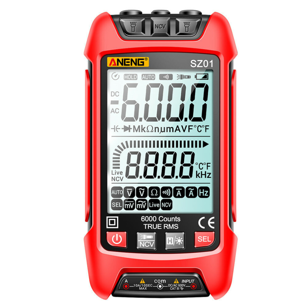 Aneng Sz01 6000 Counts Auto Range True Rms Digital Multimeter High Precision Resistance Frequency Tester 6900998526909