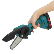 4Inch 300W 1200mah Electric Chain Saw Pruning ChainSaw Cordless Woodworking Cutter Tool W/ None/1pc/2pcs Battery