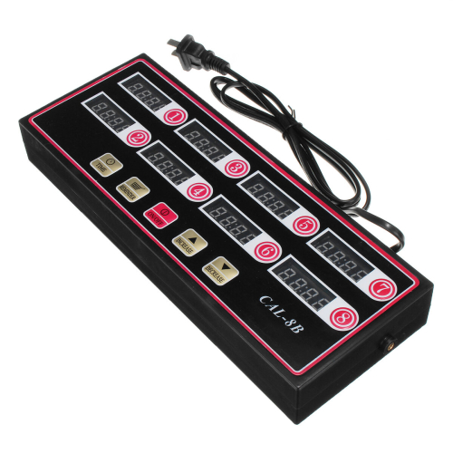 8 Channel Digital Commercial Timer Burger Basket Shaking Timing Restaurant 1