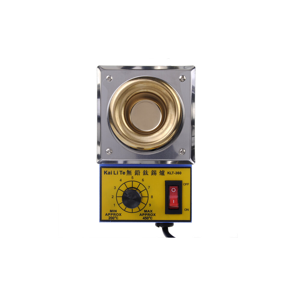 Klt-360 38Mm 220V 100W Solder Pot Titanium Alloy Melting Soldering Pot 791177503899