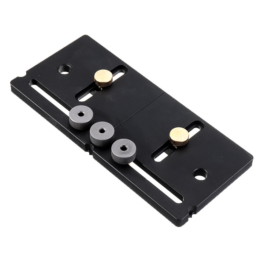 Aluminum Alloy Adjustable Metric Cabinet Hardware Jig 4Mm Cabinet Door Knob Handle Install Drill Guide Template Jig 6906139252041