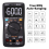 ZT102A Digital Multimeter EBTN LCD True-RMS AC/DC Voltage Current Temp Ohm Frequency Diode Resistance Capacitance Tester 2