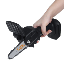 4 Inch Mini Cordless Electric Chain Saw Wood Cutter One-Hand Saws Woodworking Tool W/ None/1/2 Battery For Makita
