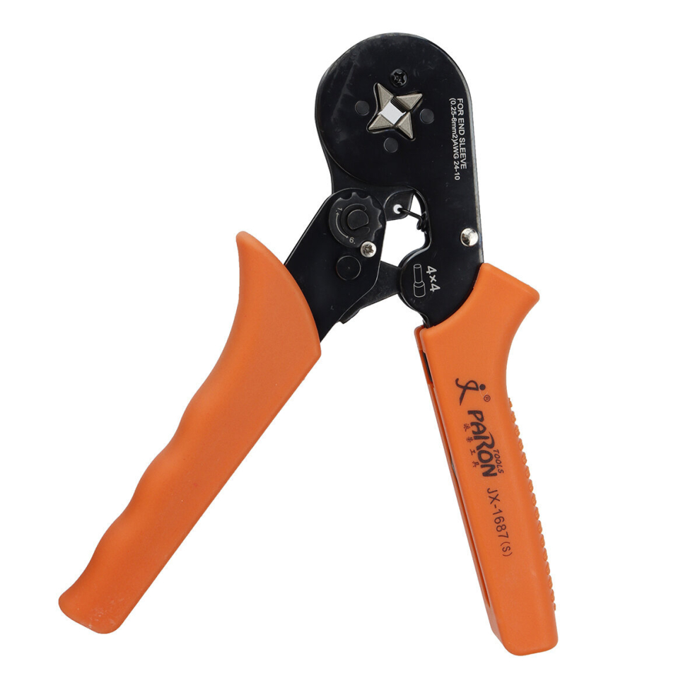 Paron Jx-1687S Ratchet Type Labor-Saving 6 Side Terminal Crimping Plier 6902947476341