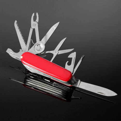 Red Swiss 91mm Multifunctional Folding Army Knives Survival Tools 1